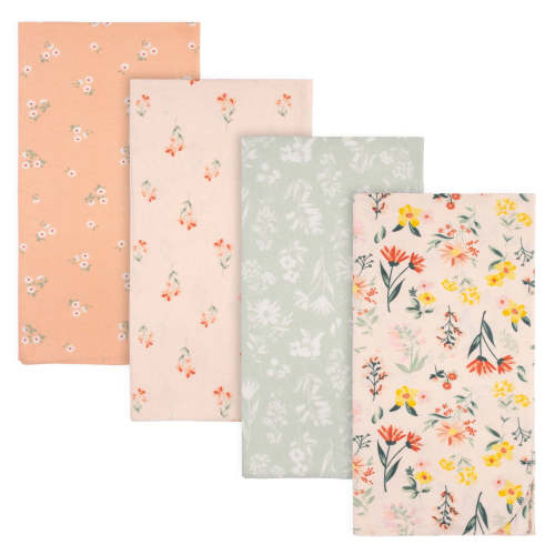4-Pack Baby Girls Wildflower Flannel Blankets – Gerber Childrenswear