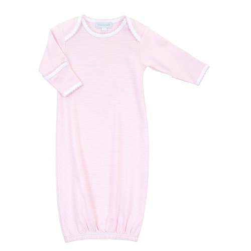 Baby Stripes Pink Lap Gown