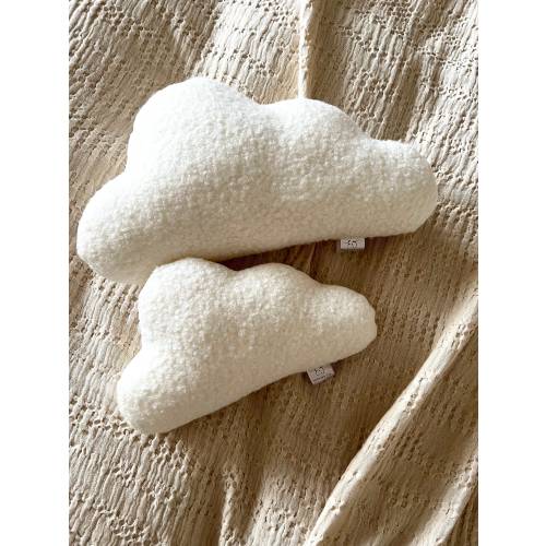 Boucle cloud cushion - neutral nursery decoration - boucle cloud pillow - baby nursery decor - cloud nursery decor - baby shower gift