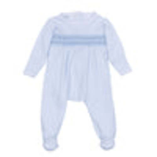 Peek-A-Boo Wishes Smocked Footie - Light Blue – Magnolia Baby