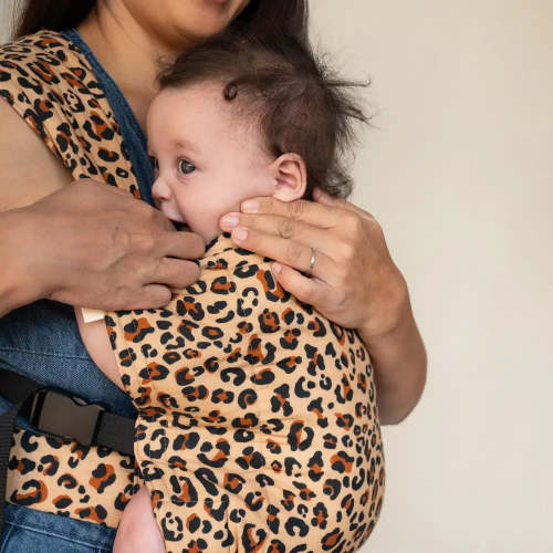 Feral Leopard Print Lark Baby Carrier | Size-Inclusive & Stylish
