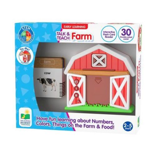 The Learning Journey International Early Learning - Talk & Teach Farm Electronic Board Game