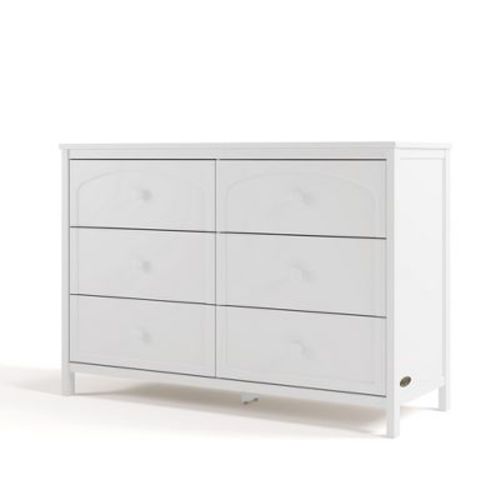 Graco Olivia 6 Drawer Double Dresser White