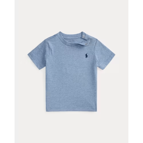 Baby Boy 24M Hot Pink Cotton Jersey Crewneck Tee | Ralph Lauren- 12M