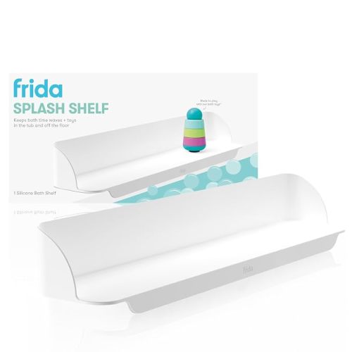 Frida Baby Splash Bathtub Shelf, No-Mess Water Barrier, Space to Play