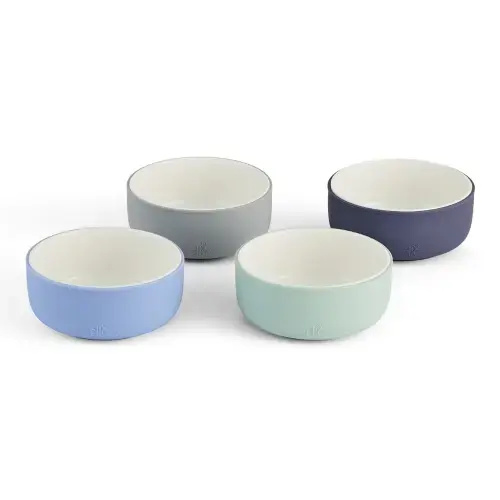 Porcelain Bowl with Silicone Sleeves