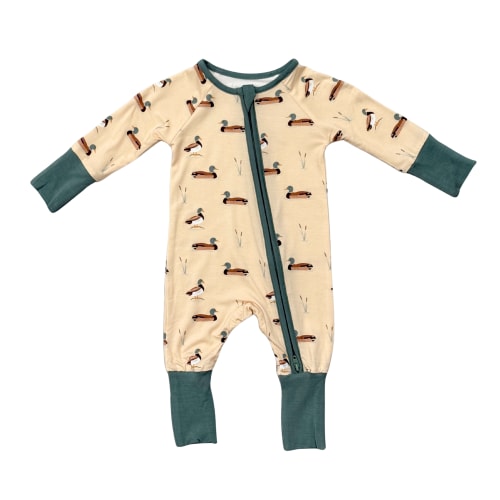 Babysprouts Bamboo Baby Long Sleeve Zip Romper – babysprouts clothing company