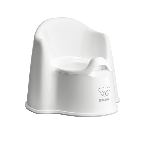 Potty Chair: White/Gray