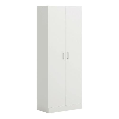 Sauder 2-Door Storage/Pantry Cabinet With Adjustable Shelves, White