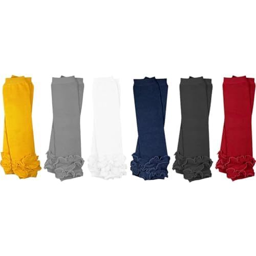 juDanzy Newborn 6 Pack Baby Leg Warmers