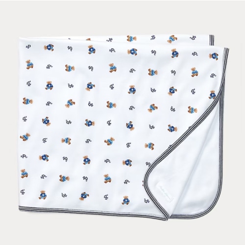 Polo Bear Cotton Blanket