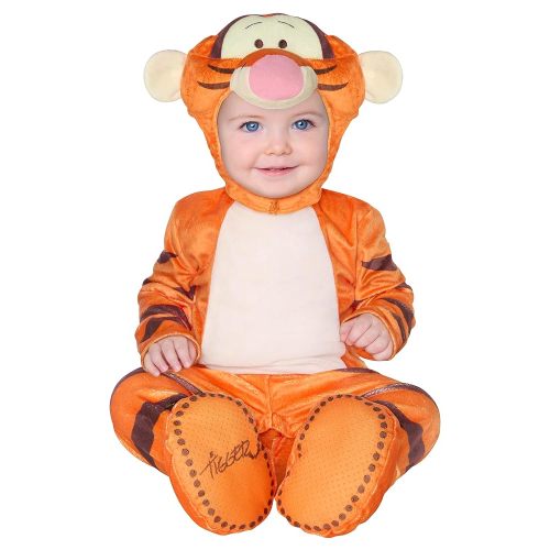 Spirit Halloween Winnie the Pooh Baby Tigger Costume | Officially Licensed | Disney | 0 to 18 months Halloween Costumes