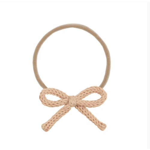 Crochet Bow - Butterscotch Headband