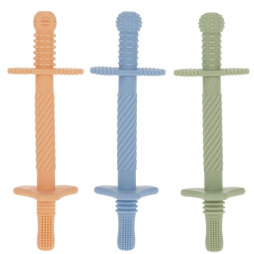 Tube Teethers (3 Pack) | Orange, Blue & Green