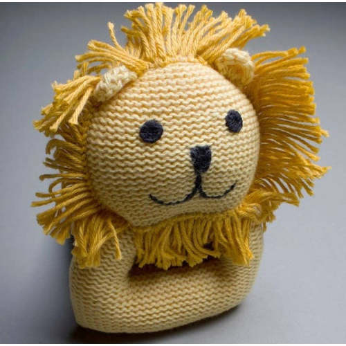 Estella - Organic Baby Toys - Newborn Rattles | Lion (Machine Washable | Wee Mondine