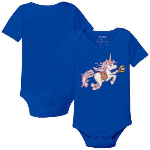 Infant New York Mets Tiny Turnip Royal Unicorn Bodysuit