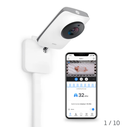 Miku Pro Smart Baby Monitor | No Contact Breathing and Sleep Tracking