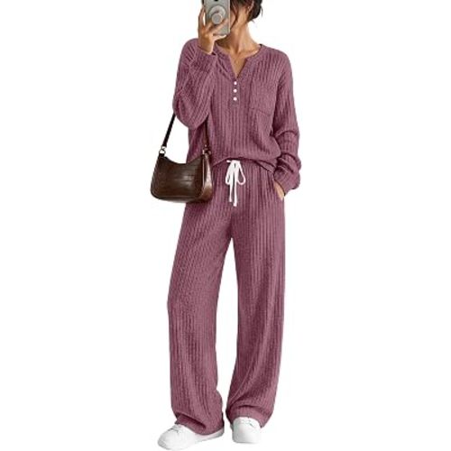 LILLUSORY Women's 2 Piece Matching Lounge Sets 2026 Trendy Fall Outfits
