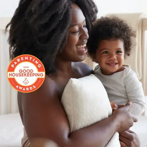 Organic Toddler Pillow | Avocado Green Mattress