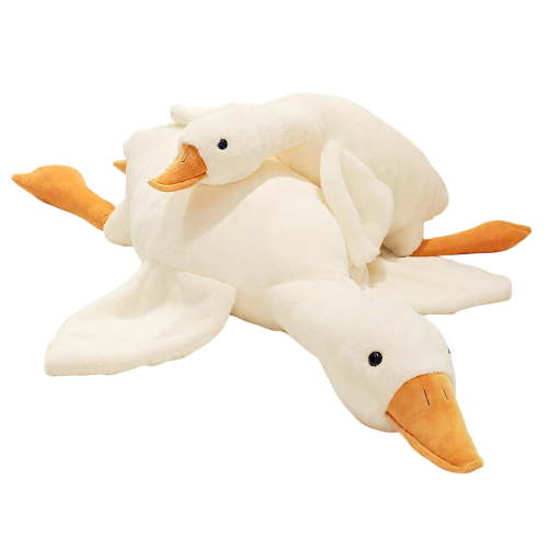 Yvagay Giant Stuffed Goose Plush Toy,Oversized Plush Goose Plush Toy, Cute Swan Stuffed Animal Gift for Kids and Friends, 51.18 inch