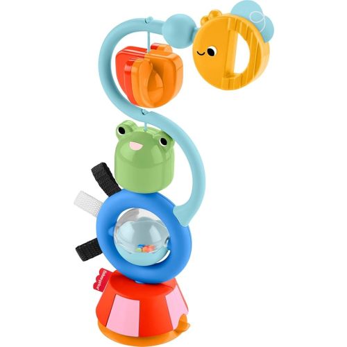 Fisher-Price Baby Toy Sensory Sounds High Chair Busy Activity with Suction Cup for Developmental Play Infants Ages+ Months