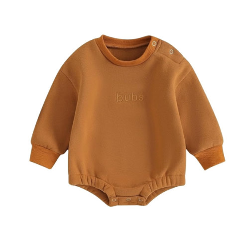 VISGOGO Newborn Infant Baby Boy Girls Oversized Romper Little Dude Sweater Onesie Coming Home Outfit Neutral Clothes