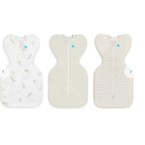 Swaddle Up™ Starter Pack 1.0 TOG Cotton Sand Cloud Bunnies