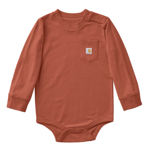 Kids' Long Sleeve Pocket Bodysuit (Baby) | Carhartt