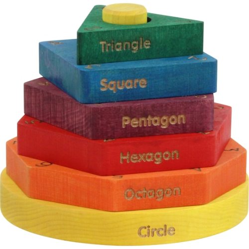 Shape Stacker - Color or Unfinished - Etsy