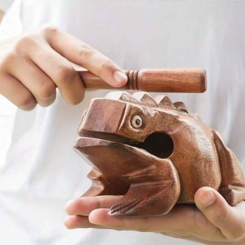 Wooden Frog Musical Instrument