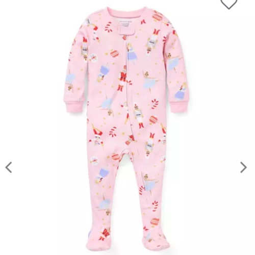 Baby Pink Slippers Nutcracker Dreams Baby Good Night Footed Pajama In Nutcracker Dreams by Janie and Jack