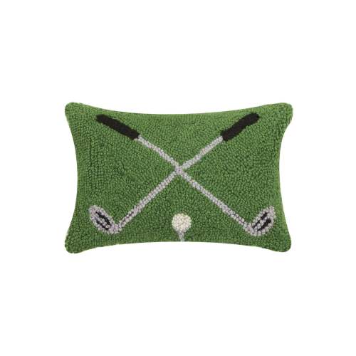 Cross Golf Clubs Hook Pillow