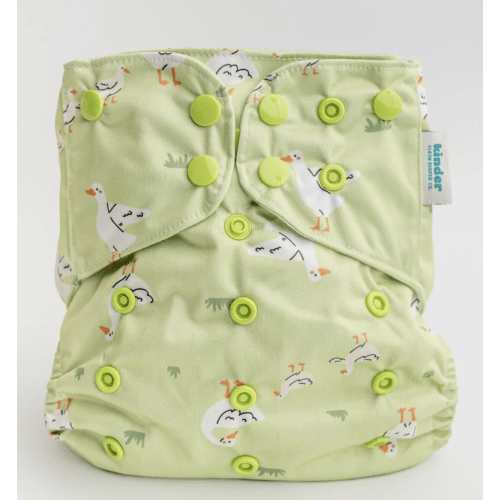 Animals and Insects: Essentials Pocket Cloth Diaper with Athletic Wicking Jersey, Grows with your Baby