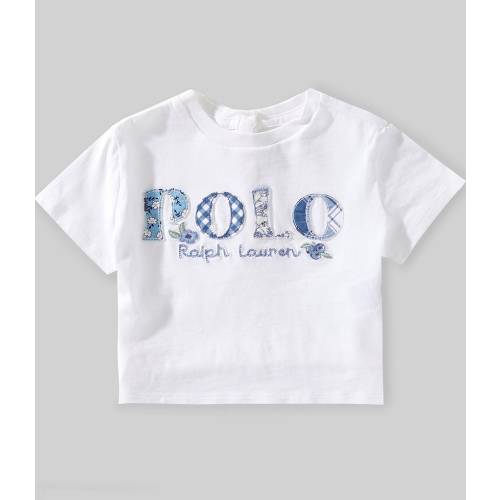 Ralph Lauren Baby Girls Cotton POLO Boxy T-Shirt