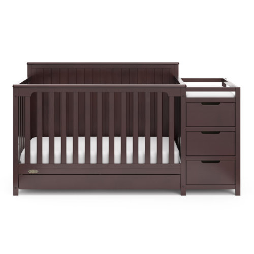 Graco Hadley 5-in-1 Convertible Crib and Changer with Storage & Reviews | Wayfair