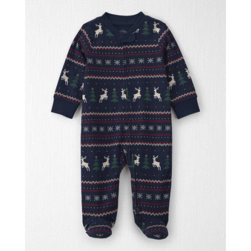 Baby Organic Cotton Fair Isle Sleep & Play Pajamas - Little Planet | Carter's