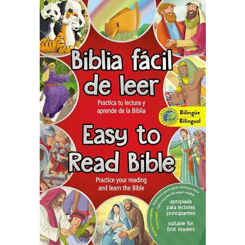 Easy to Read Bible (Bilingual) / La Biblia fácil de leer (Bilingüe): Practice your reading and learn the Bible (Spanish Edition)