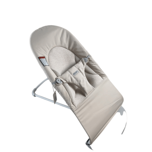 BabyBjorn Bouncer Balance Soft, Light Beige TriFabric, Light Gray Frame