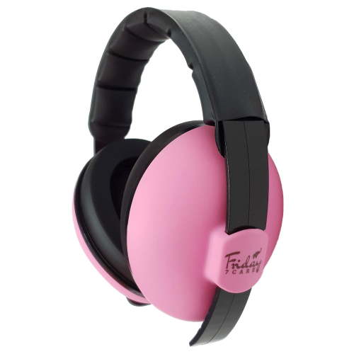 Friday 7Care Baby Ear Protection Noise Cancelling Headphones for Ages 0-24 Months, Pink