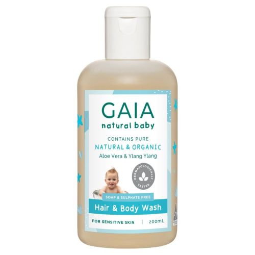 Gaia Baby Hair & Body Wash Size 200ml