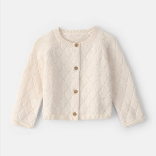 Baby Girl Cardigan Sweater - Cream | Carter's