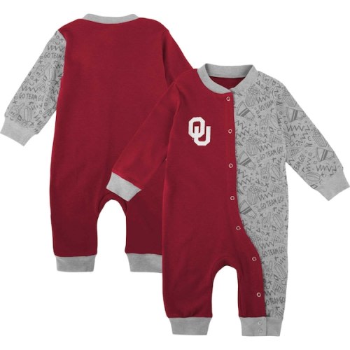 Oklahoma Sooners Infant Playbook Two-Tone Sleeper - Crimson