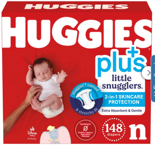 Huggies Plus Diapers Size Newborn | Costco