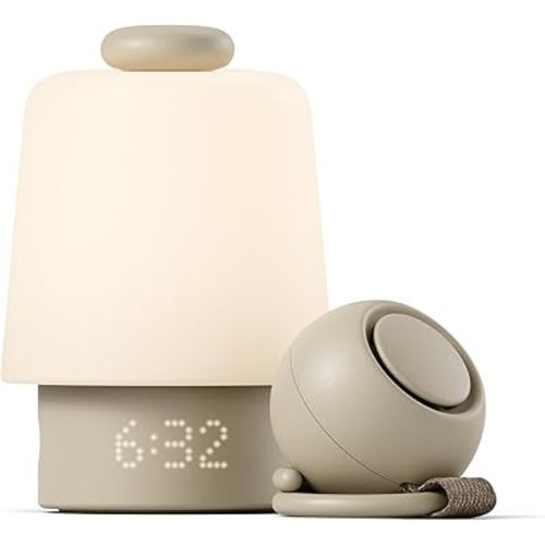 Hatch Baby Sleep Bundle: Home & Travel Sound Machines | Expert Sleep Support | Registry Essential | Includes Hatch Baby and Portable Hatch Go (Greige)