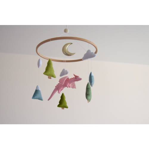 Dragon nursery Baby mobile