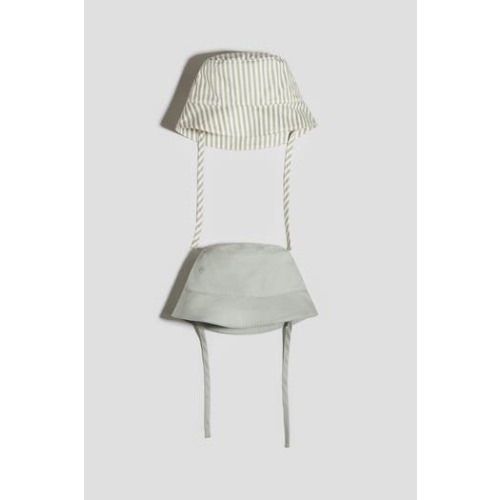 2-pack Cotton Sun Hats, 9-12 M