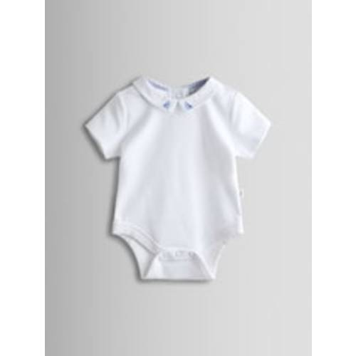 Buy JoJo Maman Bébé White Boat Embroidered Collar Body from Next USA