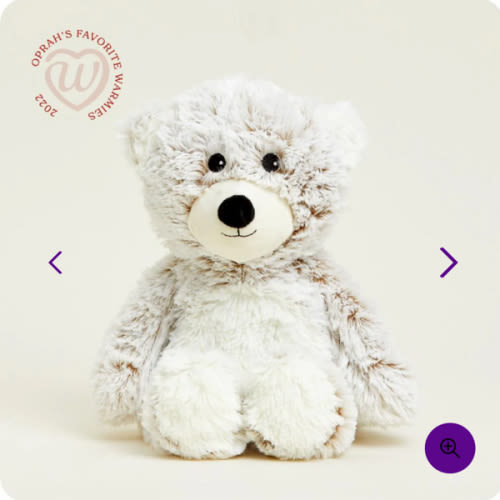 Marshmallow Bear Warmies | Microwavable Marshmallow Bear Warmies Stuffed Animal | Warmies USA
