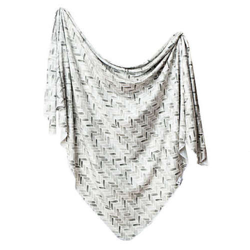 Copper Pearl Knit Swaddle in AltaCopper Pearl Knit Swaddle in Alta