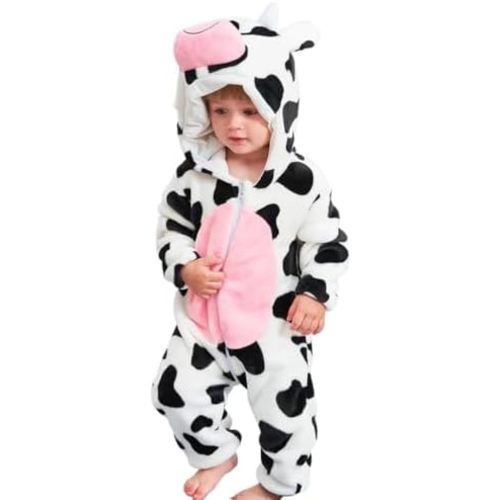OLLULL Baby Animal Costumes Unisex Toddler Outfit Halloween Dress Up Romper